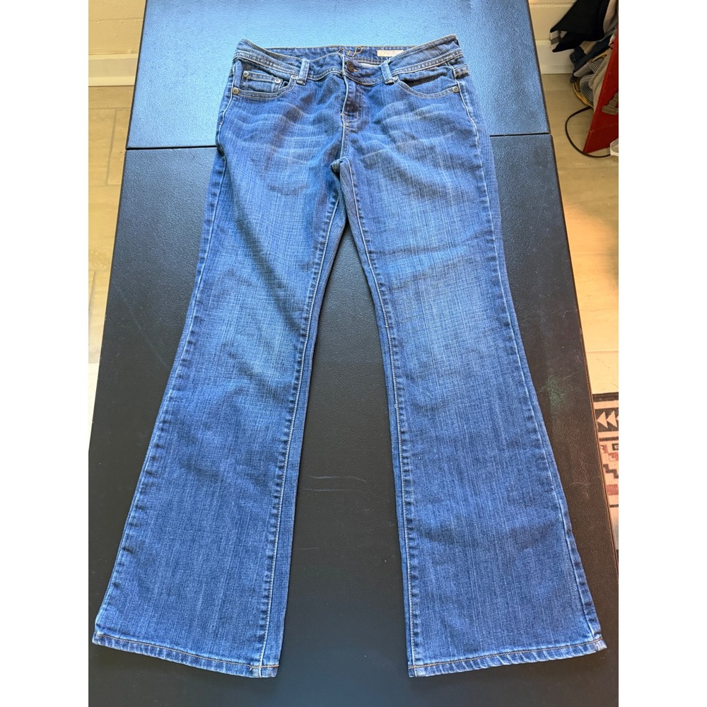 Chip and Pepper Laguna Beach Flare Jeans Blue Denim C7P Size 13 Medium Wash